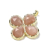Natural Sunstone Faceted Pendants G-A308-01G-09-2