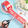 OPP Warning Packaging Tape Rolls AJEW-WH0060-25-3