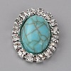 Resin Imitation Turquoise Sew on Rhinestone DIY-WH0292-15A-1