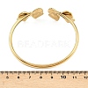 304 Stainless Steel Bowknot Cuff Bangles for Women LS-BJEW-A154-03G-3