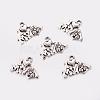 Tibetan Style Alloy Puppy Pendants TIBEP-0399-S-FF-1