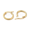 PVD Vacuum Plating 201 Stainless Steel Hoop Earrings for Women LS-EJEW-G260-02D-G-2
