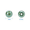   Eco-Friendly Dyed Glass Pearl Round Beads HY-PH0001-3mm-RB074-2