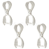 4Pcs 925 Sterling Silver Ice Pick Pinch Bails FIND-HS0002-08B-1