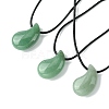 Natural & Synthetic Gemstone Pendant Necklaces NJEW-C046-03-2