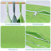 3Pcs 3 Colors Cloth Makeup Storage Zipper Bags ABAG-GL0001-08-4