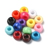 375Pcs 15 Colors Opaque Plastic Beads KY-FS0001-15-3