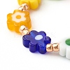 Handmade Glass Beads Stretch Rings Sets RJEW-JR00368-10