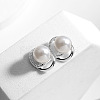 Oval Alloy Pendant Necklaces & Stud Earrings & Ring Sets for Women WG7FFA6-01-3