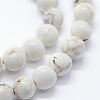 Natural Magnesite Beads Strands X-G-I199-27-4mm-3