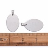 Tarnish Resistant 304 Stainless Steel Pendants LS-STAS-I140-18S-4