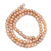 Natural Cultured Freshwater Pearl Beads Strands PEAR-L034-09B-3