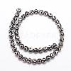 Tibetan Style 3-Eye dZi Beads G-K166-01-8mm-L2-01-2