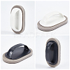8 Pcs 2 Colors Portable Emery Sponge Pot Dish Brush AJEW-OC0002-10-5