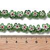 Handmade Millefiori Lampwork Beads Strands LAMP-F035-09Q-4