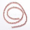 Electroplate Non-magnetic Synthetic Hematite Bead Strands G-Q465-15RG-2