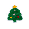 Christmas Theme Computerized Embroidery Cloth Iron on/Sew on Patches XMAS-PW0001-094G-1