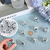 24Pcs Mirror Ball Reflective Ball Pendants AJEW-SC0002-62-3