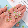 Transparent Enamel Acrylic Beads TACR-S155-002C-5