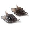 Natural Grey Agate Pendants G-R478-005D-3