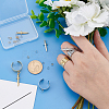 Unicraftale DIY Dagger Charm Cuff Ring Making Kit DIY-UN0003-66-2