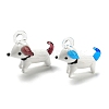 Handmade Lampwork Puppy Pendants X-LAMP-X262-M-2