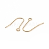 Ion Plating(IP)  316 Stainless Steel Earring Hooks STAS-C059-10G-2