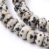 Natural Dalmatian Jasper Beads Strands G-O162-02-5x8mm-3