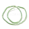 Frosted Imitation Jade Glass Beads Strands GLAA-P058-07A-08-2