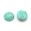 Synthetic Turquoise Cabochons G-R416-6mm-44-2