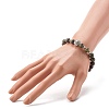 Natural & Synthetic Gemstone Beads Stretch Bracelst for Men Women BJEW-JB06703-5