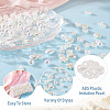 Biyun 500Pcs 10 Style ABS Plastic Imitation Pearl Beads KY-BY0001-02-20