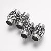 304 Stainless Steel Magnetic Clasps with Glue-in Ends STAS-F124-05AS-1