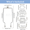 2 Sets 2 Style Iron Lamp Shade Harp Holder Bracket Accessories FIND-OC0002-26-2