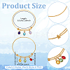 4Pcs 2 Styles 304 Stainless Steel Charm Bangles for Women BJEW-UN00031-3