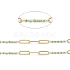 Golden Plated Handmade Enamel Beaded Chains CHC-H101-01G-K-2