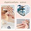 240Pcs 12 Style Camellia Transparent Resin Cabochons MRMJ-OC0003-41-7