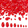 200Pcs 4 Styles Transparent Glass Beads Strands EGLA-GA0001-32-1