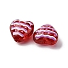 Glass Enamel Beads GLAA-Q125-01D-4