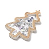 Christmas Theme Opaque Printed Acrylic Pendants SACR-Z005-02A-2