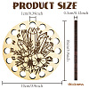16-Position Wood Embroidery Thread Storage Trays TOOL-WH0056-033-2