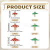 12Pcs 6 Style Plastic Pendants KY-LP0001-28-2