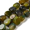 Natural Agate Beads Strands G-H295-D01-09-2