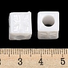 Opaque Acrylic European Beads SACR-L007-033B-3