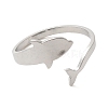 304 Stainless Steel Open Cuff Rings RJEW-K262-01A-P-2