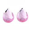 Acrylic Rhinestone Flat Back Cabochons GACR-Q010-10x14-04-2