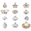 12 Styles ABS Plastic & CCB Plastic Pendants KY-YW0001-67-1
