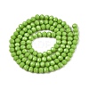 Opaque Solid Color Imitation Jade Glass Beads Strands EGLA-A044-P4mm-D30-3