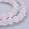 Natural Pink Calcite Beads Strands G-F687-01A-3