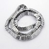Electroplate Non-magnetic Synthetic Hematite Beads Strands G-J225A-08-2